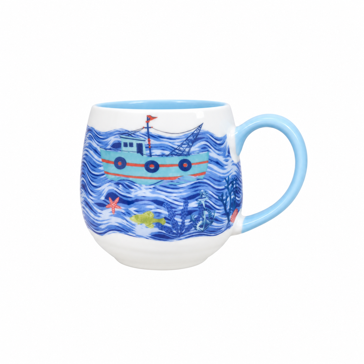 Blue Harbour Print Mug