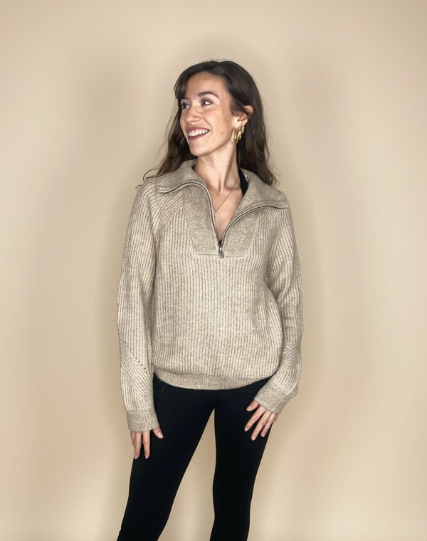 Knitted 1/4 Zip Jumper, 3 Colours