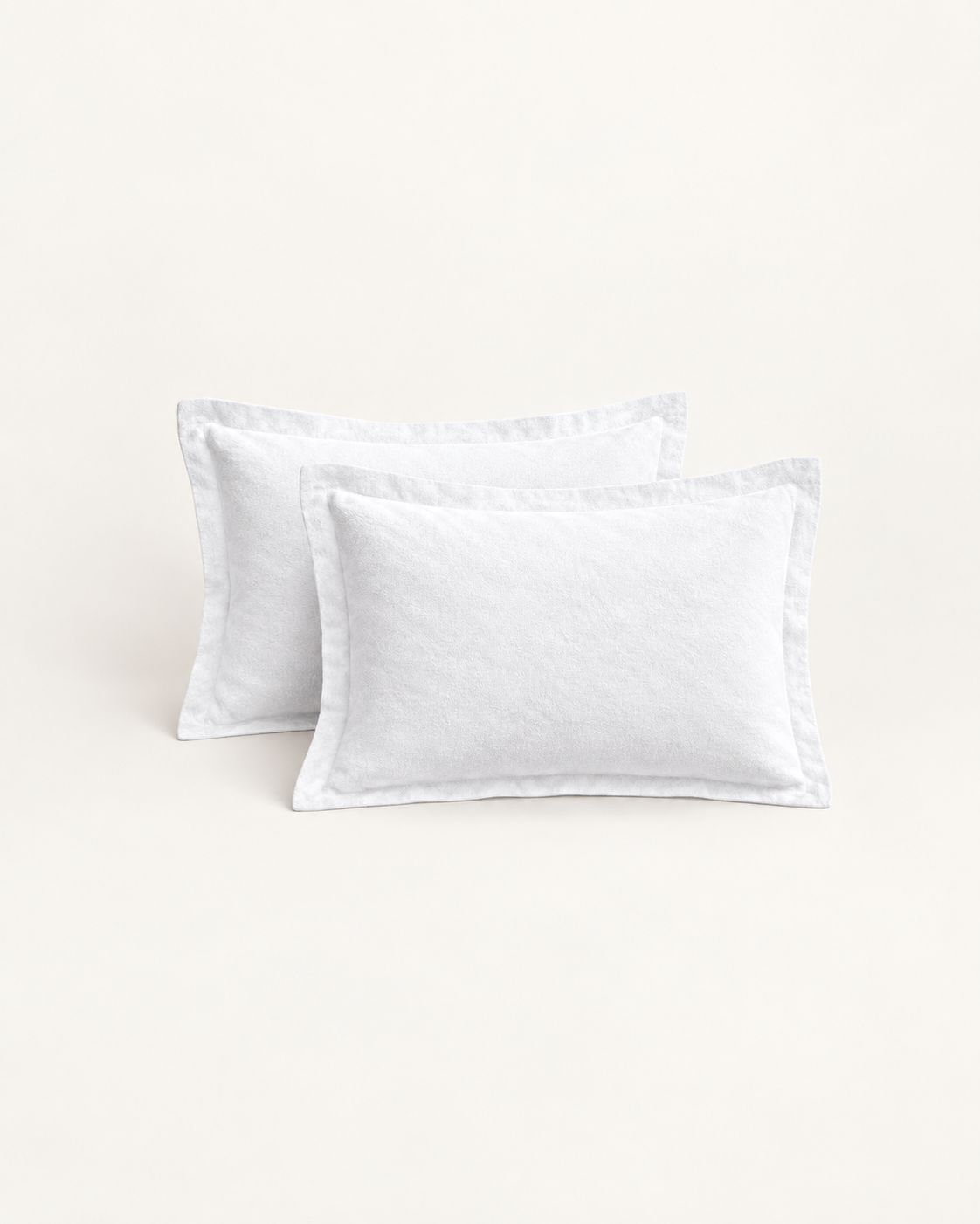 2 Pack Brushed Cotton Oxford Pillowcases - White