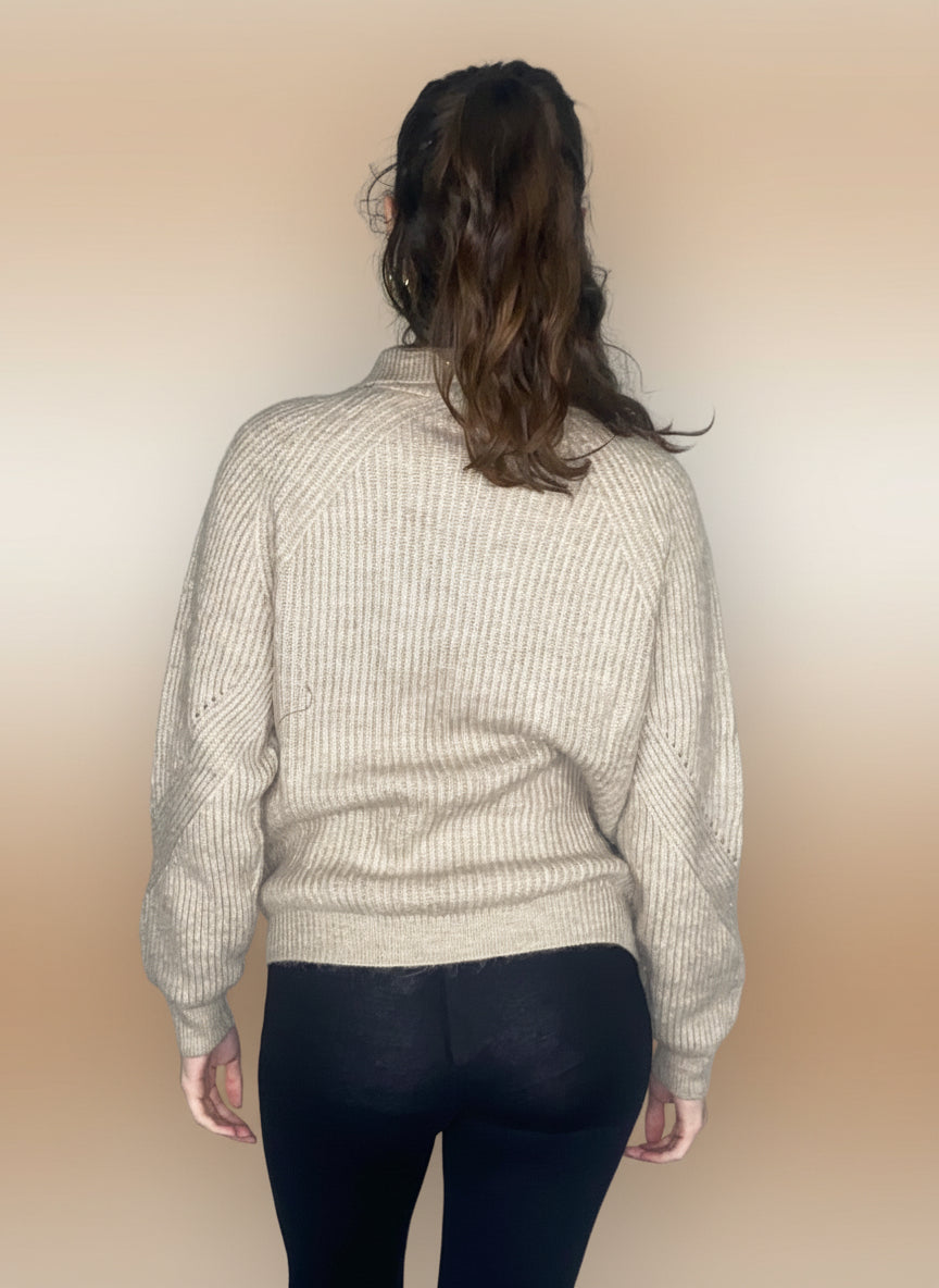 Knitted 1/4 Zip Jumper, 3 Colours