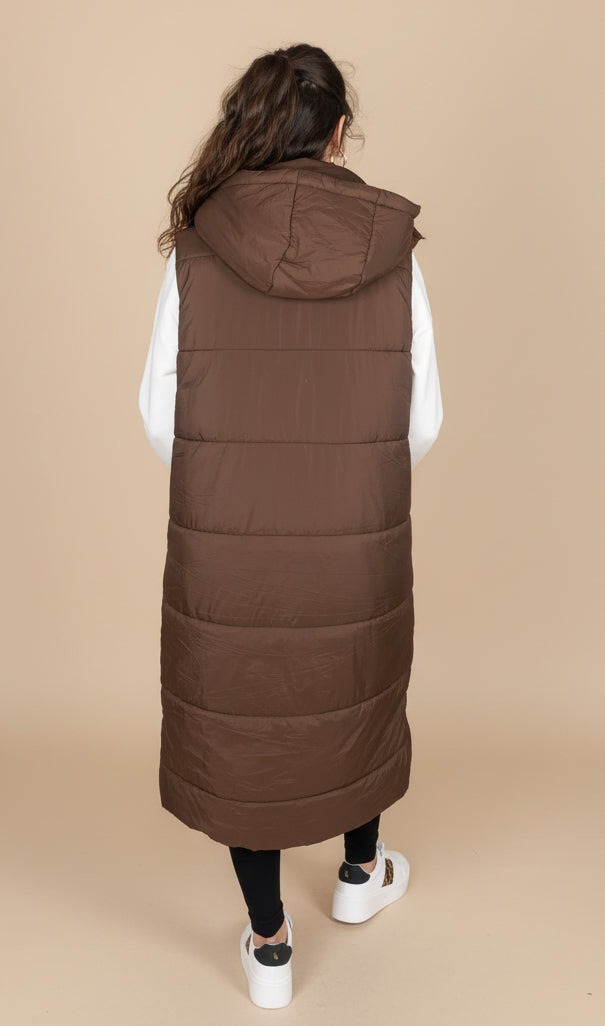 Longline Padded Gilet