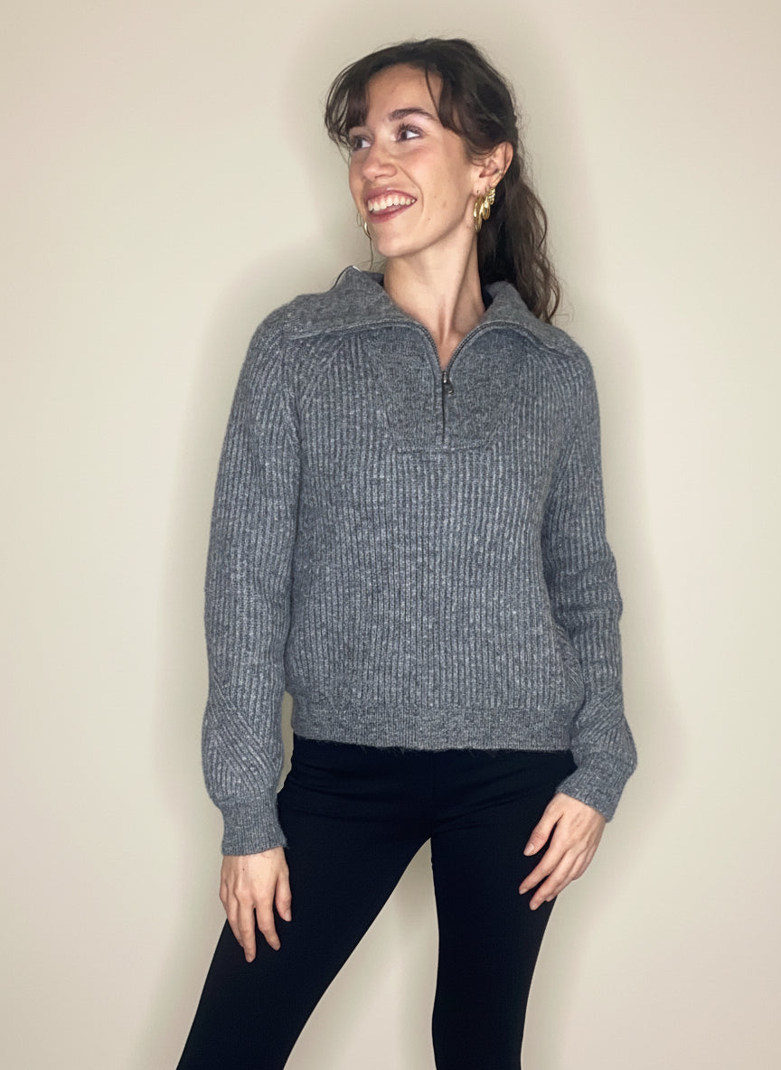 Knitted 1/4 Zip Jumper, 3 Colours