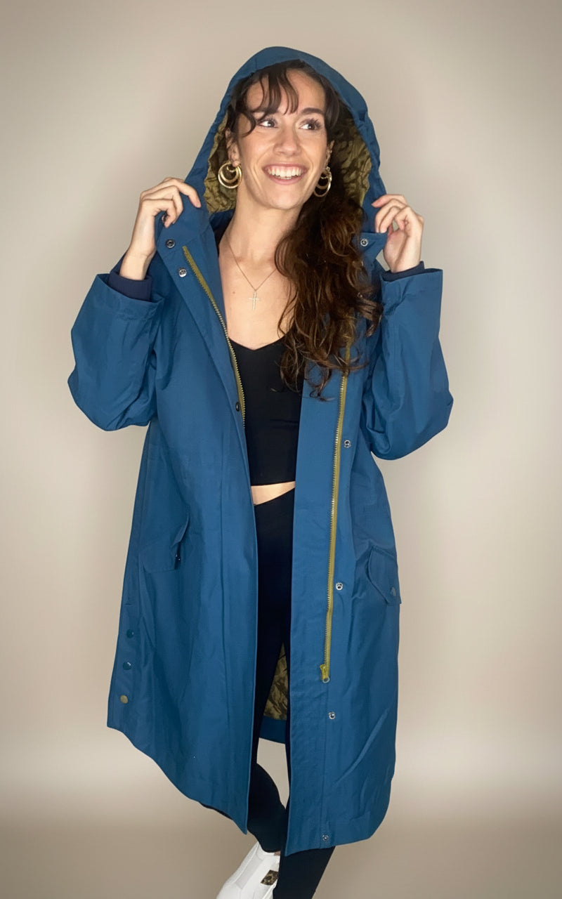 Waterproof Organic Cotton Raincoat, 2 Colours