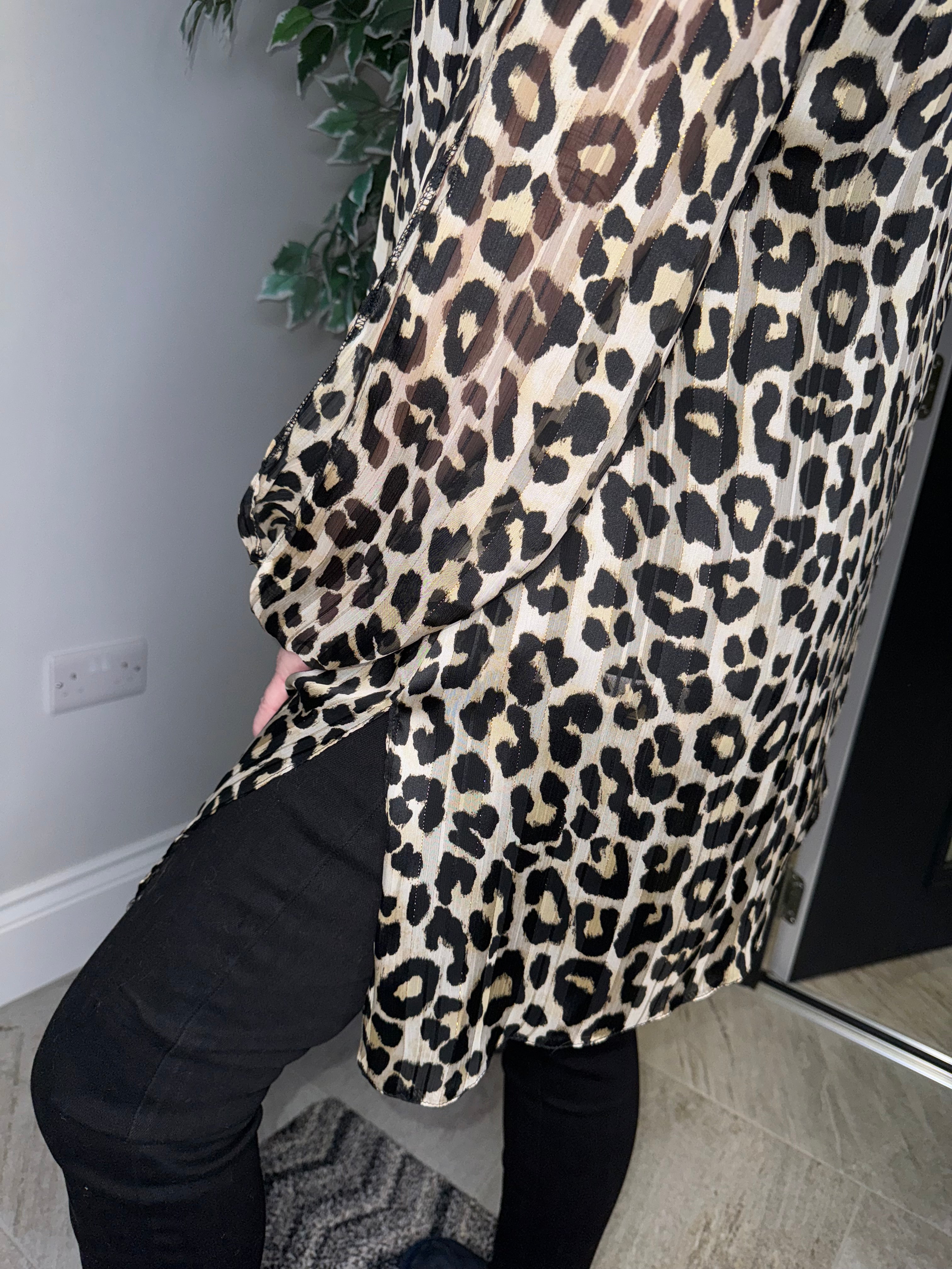 Leopard Print Blouse