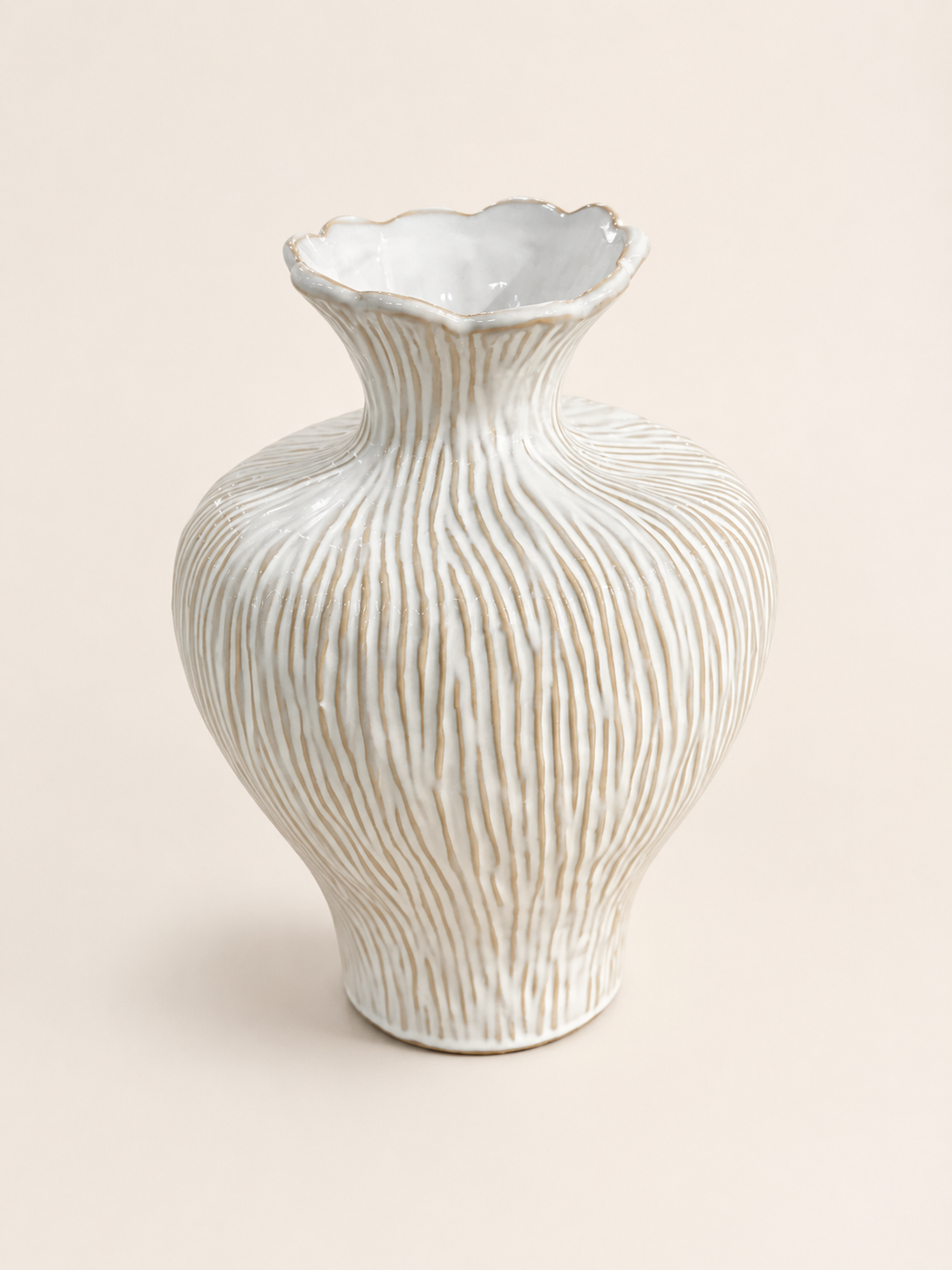 Neutral Ceramic Vase