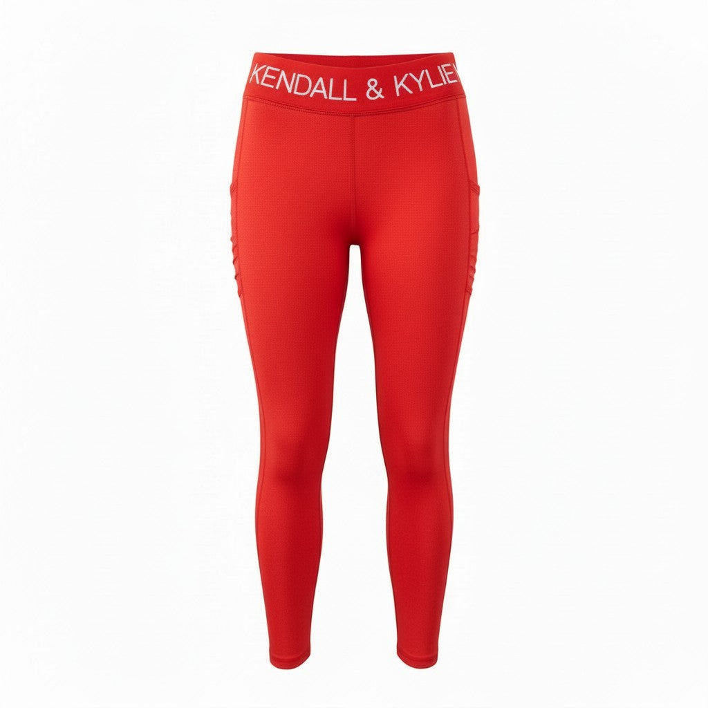 Kendall & Kylie Ribbed Gym Leggings