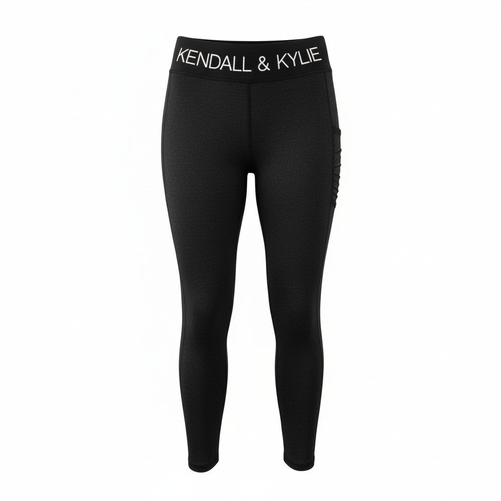 Kendall & Kylie Ribbed Gym Leggings