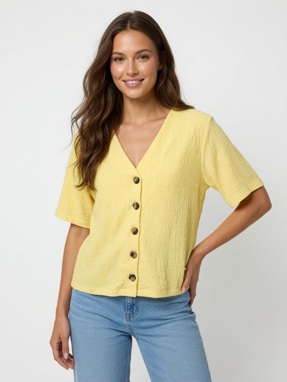 Button Through Top