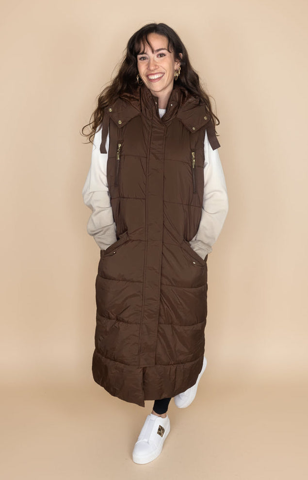 Longline Padded Gilet