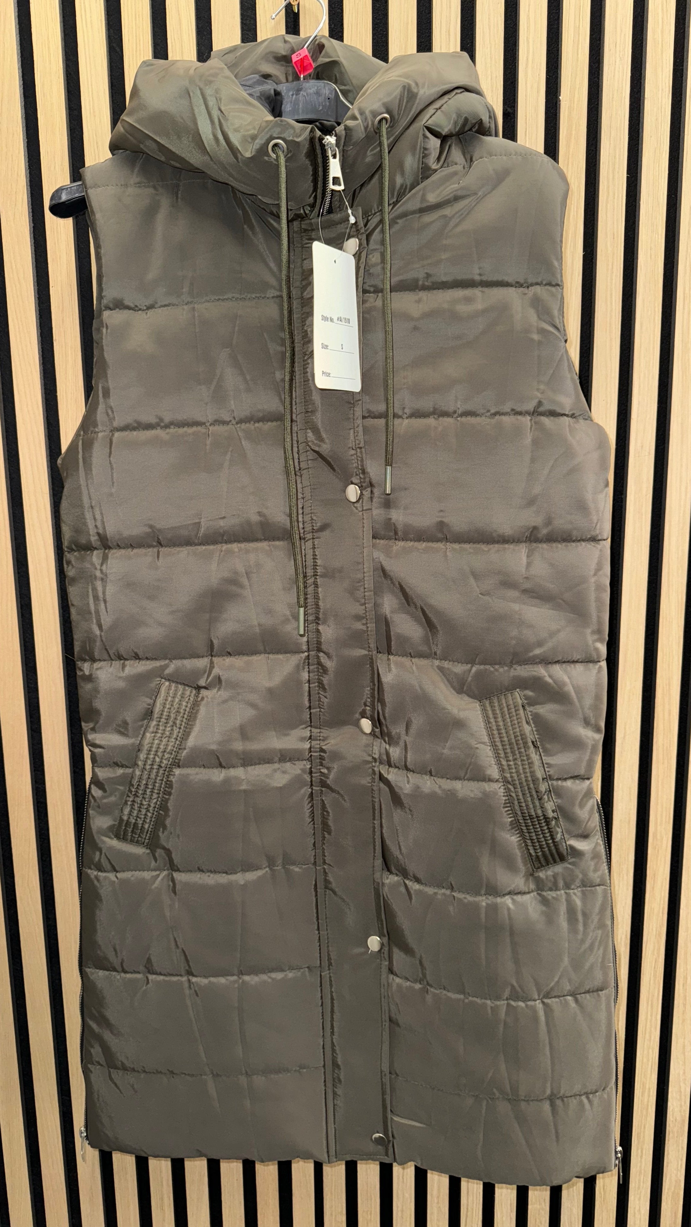 Longline Padded Gilet, 4 Colours