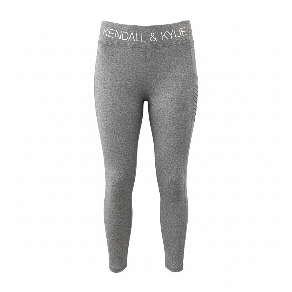 Kendall & Kylie Ribbed Gym Leggings