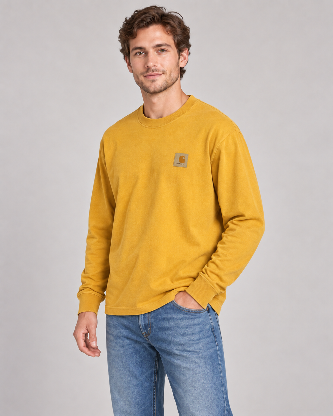 Carhartt Nelson Tops – Mustard – second product view