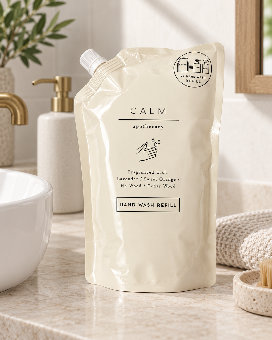 Calm Hand Wash Refill 520ml – second product view