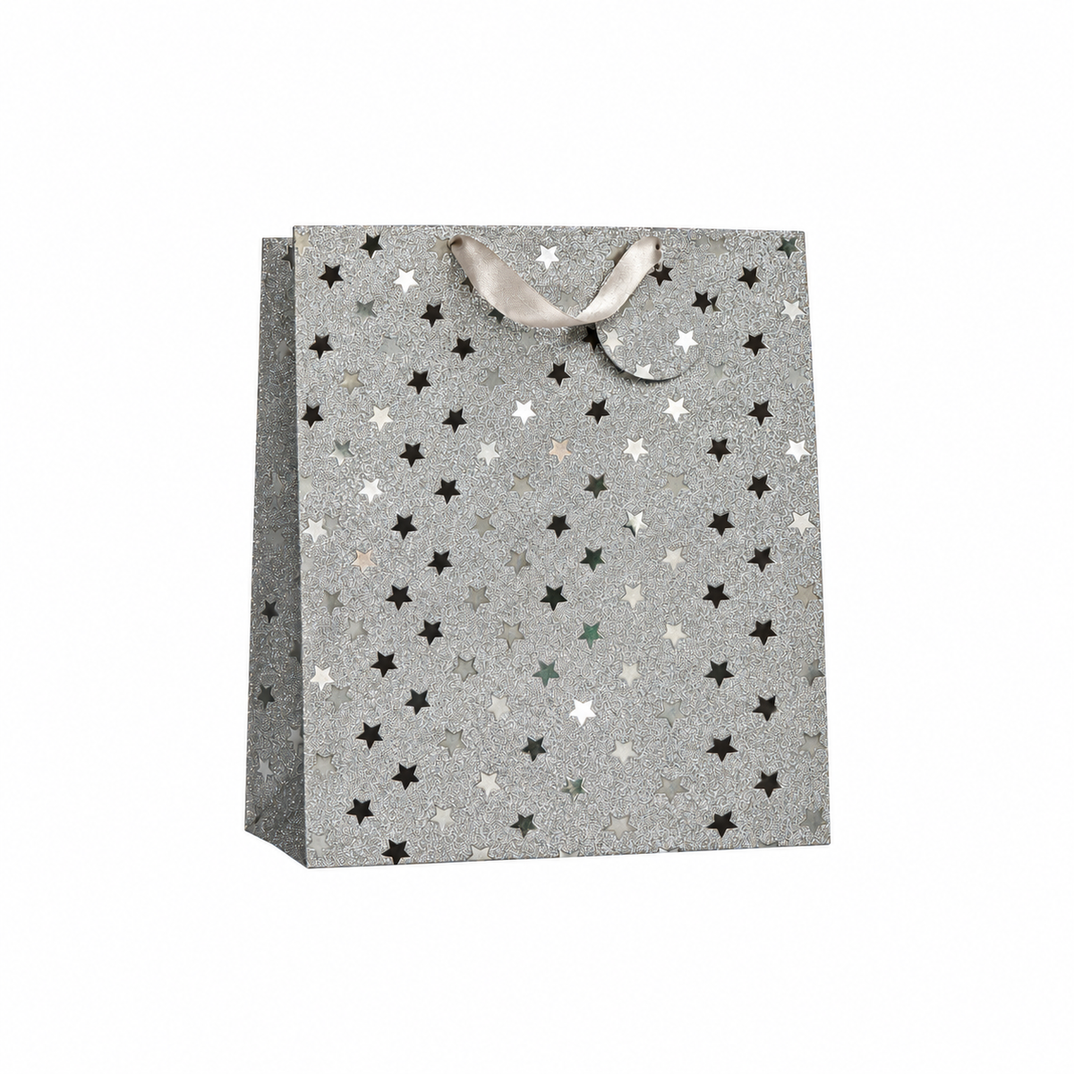 Glitter Stars Gift Bag L