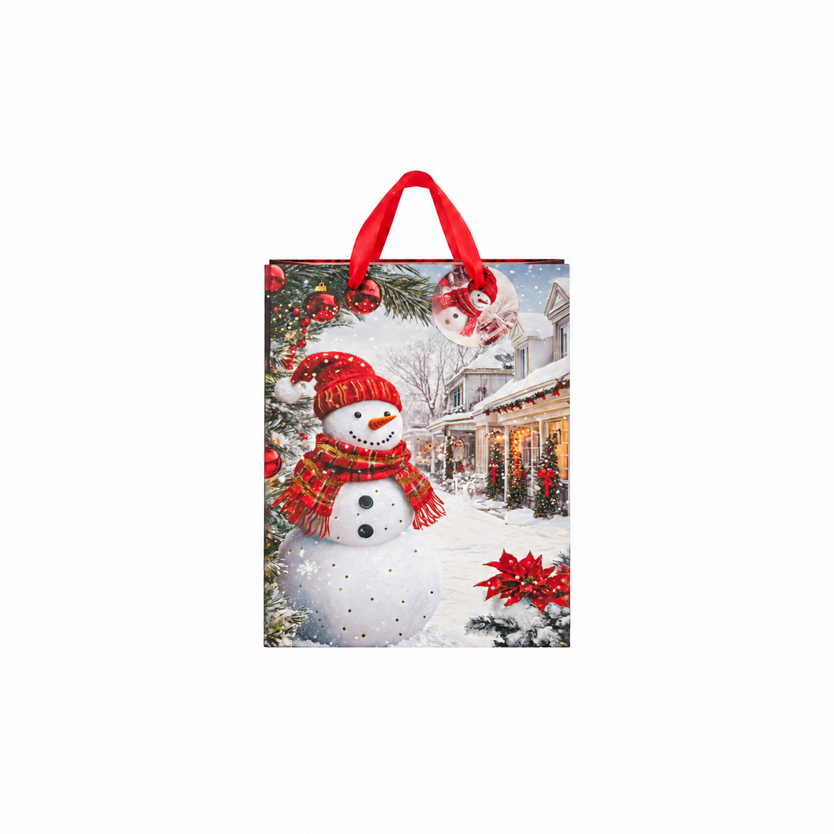 Snowman Village Gift Bag L
