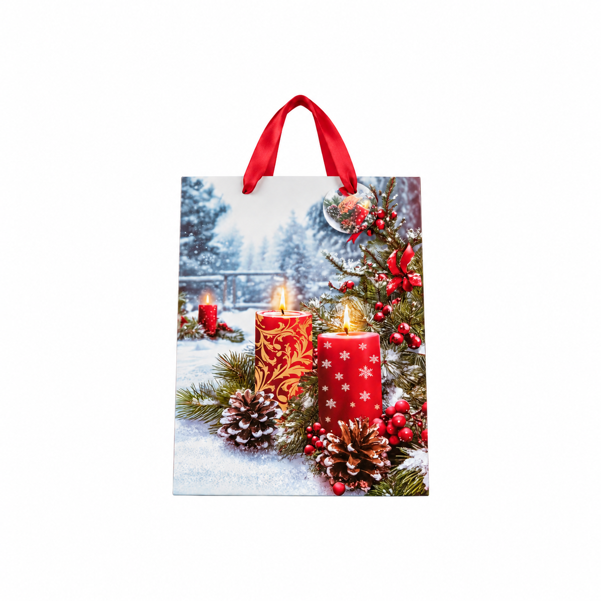 Red Candles Gift Bag XL