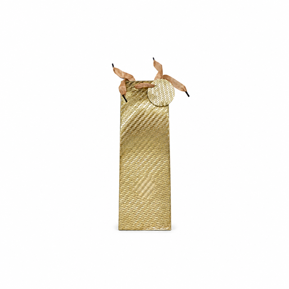 Gold Weave Bottle Bag