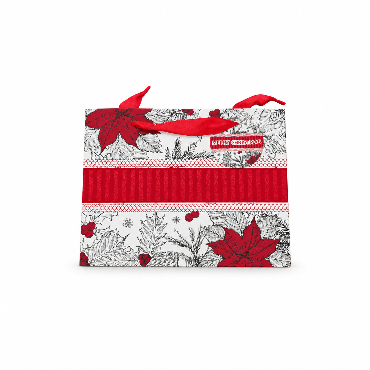 Poinsettia Gift Bag M