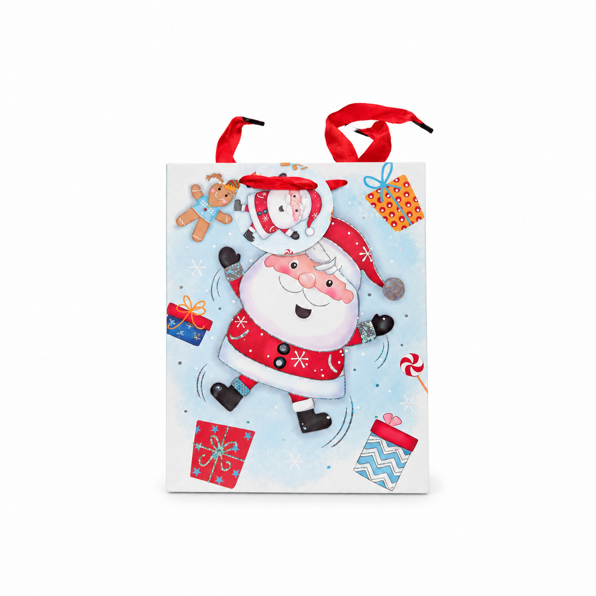 Jolly Santa Gift Bag M