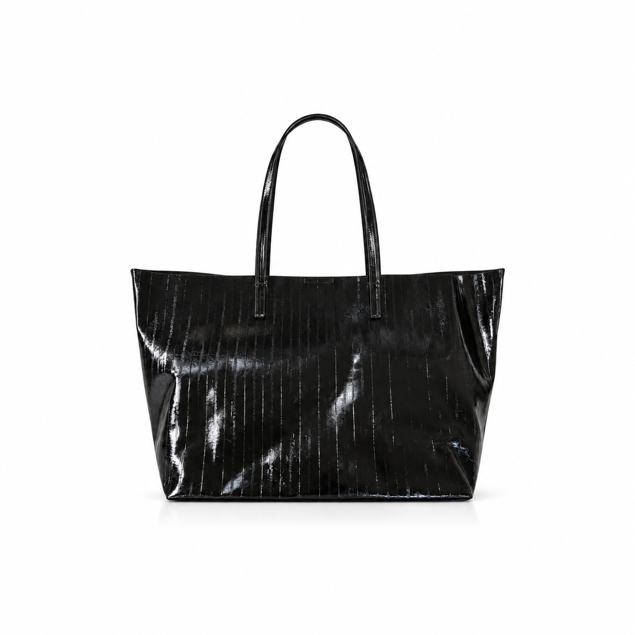 Large Tote Bag - Black on a white background