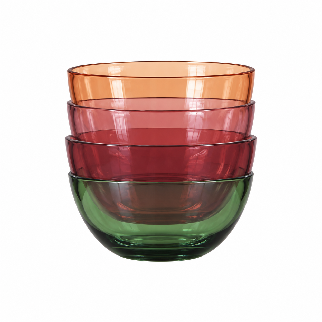 Multicolour Picnic Cereal Bowls – Set of 4